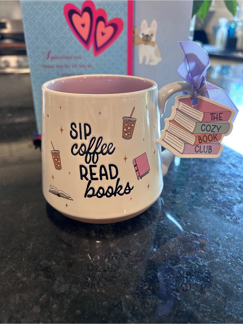 Sip Coffee Read Books Ceramic Mug - The Cozy Book Club